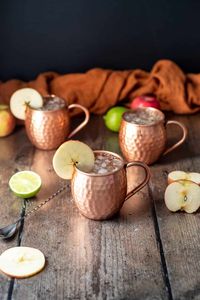 Copper cocktail <b>mug</b> collection tropical bloom beverage cups reusable premium drink serving durable <b>mugs</b> finish - Product Image 4