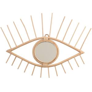 Espejos Colgantes de Mimbre Natural 100% Tejidos a Mano, Espejos Ovalados de Madera para Montar en la Pared, Artículos Económicos para Decoración del Hogar - Product Image 6