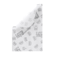 Papel para Hornear Impreso Hecho a Mano de la Mejor Calidad, Rollo de Papel Desechable para Envolver Hamburguesas, Apto para Alimentos, Resistente a la Grasa, Reciclable, con Revestimiento de Cera