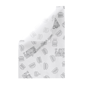 Papel de Hornear de la Mejor Calidad Hecho en Fábrica, Rollo de Papel Desechable para Envolver Hamburguesas, Papel Antigrasa de Grado Alimenticio para Restaurantes de Comida Rápida, Personalizado - Product Image 2