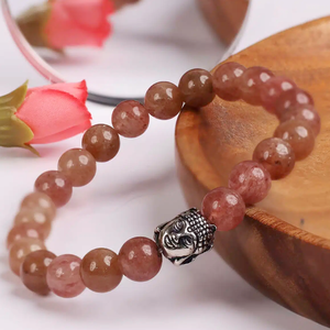 High Quality Sun stone Beads Buddha <b>Bracelet</b> Romantic Gift Fashion Charm Jewelry for Men Women Energy Meditation - Product Image 1