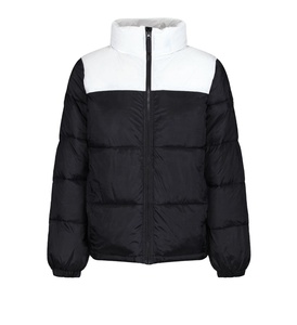 แจ็กเก็ตฤดูหนาวสำหรับผู้ชายเสื้อแจ็กเก็ตขนปลาปักเป้าสำหรับผู้ชายฤดูหนาวโลโก้ตามสั่ง - Product Image 1