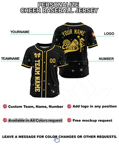 เสื้อเบสบอลแบบซับลิเมชั่นสั่งทำพิเศษ ดีไซน์โบว์ แขนสั้น ระบายอากาศได้ดี โพลีเอสเตอร์ ชื่อทีมสั่งทำได้ ชุดกีฬาสำหรับผู้ใหญ่แบบยูนิเซ็กซ์ - Product Image 4
