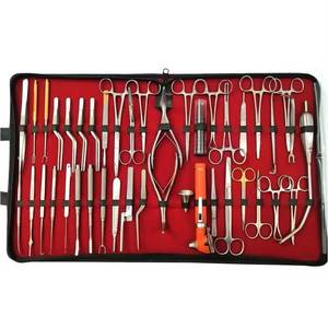 Kit Completo de Instrumentos Quirúrgicos Dentales de Acero Inoxidable para Extracción, Pinzas, Portaagujas, Tijeras, Cirugía Oral - Product Image 2