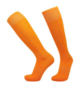 Nouvelles chaussettes de football mi-hautes en Spandex/Polyester, écologiques, unies, respirantes, tricotées pour adultes - Product Image 4