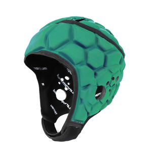 Casco de Protección para Rugby y Fútbol Americano, Acolchado, de Carcasa Suave, Color Verde, Personalizado por el Fabricante, para Niños o Adultos - Product Image 3