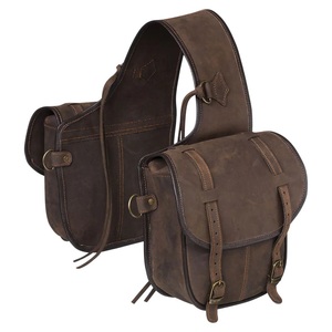 Sacs de selle pour moto, sacs à outils pour moto, cuir véritable marron, écologiques, capacité 50-70L, sacs de rangement imperméables - Product Image 4