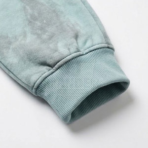 Men Acid Wash Two Piece Tracksuit Full <b>Zip</b> <b>Hooded</b> Jacket Matching Joggers Relaxed Fit Casual Sportswear Fashion Outfit - Product Image 4