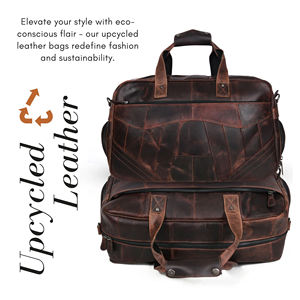 Sacs de voyage en cuir, nouvelle arrivée, designs personnalisés à la mode, logo personnalisé avec impression et broderie, sacs de voyage sur mesure - Product Image 5