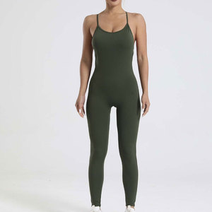 Combinaisons de yoga sans manches, légères, souples, à séchage rapide, haute performance, coupe ajustée, pour le sport et la gym, avec impression de logo personnalisé, du meilleur fournisseur - Product Image 1
