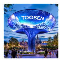 Écran LED flexible, mur vidéo, forme irrégulière personnalisée, P2 P2.5 P3, 7680Hz, module souple pliable, 8K, lisible en plein soleil