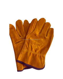Gants de conduite d'hiver thermiques doublés en cuir de vachette de qualité supérieure unisexe, style vintage, écran tactile, OEM ODM - Product Image 4