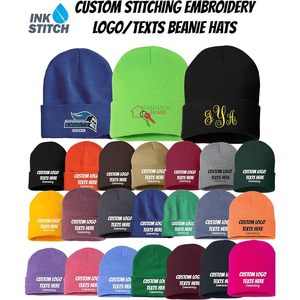 Gorro de Invierno Personalizado Unisex Sp12 con Bordado Personalizado, Diseña Tus Propios Logotipos y Textos - Product Image 2