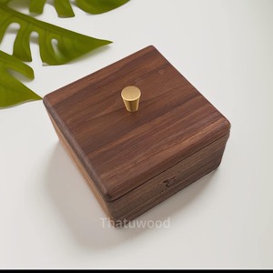 Caja de Almacenamiento Rectangular Moderna y Ecológica de Madera, Grabada con Láser, con Tapa, Diseño Simple, Acabado Natural, Hecha en Vietnam - Product Image 2