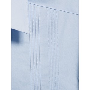 เสื้อเชิ้ตแขนสั้นผู้ชาย สีพื้น ทรงปกติ ผ้าฝ้ายป๊อปลิน 100% ระบายอากาศได้ดี มีกระเป๋าหน้า - Product Image 6