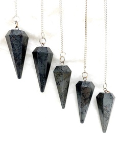 Chất lượng cao mịn đánh bóng Hematit cảm xạ con lắc để tăng cường tình yêu năng lượng, tinh thần chữa bệnh và thanh lịch phòng hiển thị - Product Image 2