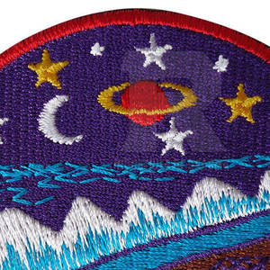 Parches de tela de sarga bordados personalizados con alfabeto, para uso en prendas, insignias de lentejuelas de poliéster 3D para coser, forma rectangular, color. - Product Image 5