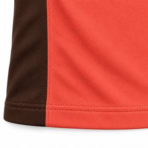 T-shirt d'entraînement à manches courtes pour homme, avec empiècements verticaux et blocs de couleur, vêtement d'équipe personnalisé, tissu jersey à séchage rapide - Product Image 5