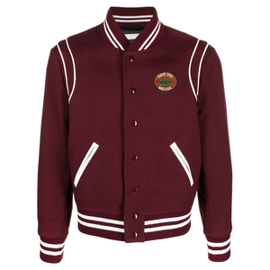 Veste universitaire brodée haut de gamme, sur mesure, en laine, style bomber, pour équipes de baseball, fabricant OEM en gros - Product Image 2