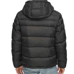 Manteau d'hiver chaud, confortable et élégant, doudoune épaisse pour l'extérieur, veste matelassée à capuche personnalisée pour homme - Product Image 2