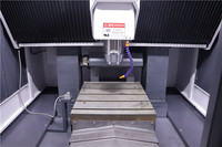 Machine de fraisage et de gravure CNC chinoise à cadre lourd, petite taille, entièrement fermée, en acier, 3 axes