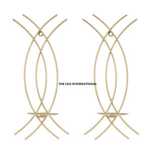 Portavelas Colgante de Hormigón Moderno con Acabado Negro en Forma de Hoja Metálica, Ideal para las Festividades Navideñas - Product Image 6