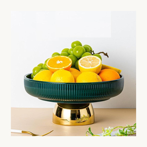 ตะกร้าผลไม้โลหะดีไซน์ใหม่ ทันสมัย หรูหรา ตกแต่งบ้าน ห้องครัว โต๊ะอาหาร - Product Image 4