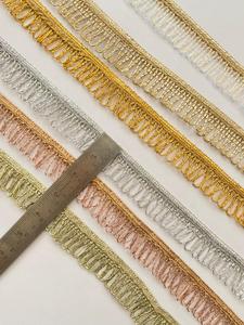 Metallic Sequin Fringe Tassel Trim Border Lace Deals In Wholesale Use In Decoration And DIY - Product Image 6