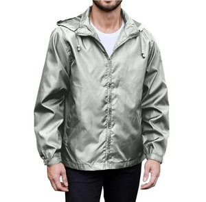 "Custom Metallic Windbreaker <b>Jacket</b> Waterproof <b>Reflective</b> Outerwear for <b>Men</b> Wholesale Stylish Outdoor <b>Jackets</b> - Product Image 1