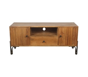 Modern Wooden Tv <b>Stand</b> Media Console Storage Cabinet With Doors Drawer Open <b>Shelf</b> Entertainment <b>Unit</b> Living Room Furniture - Product Image 1