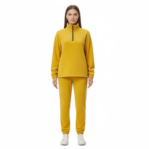 Conjuntos Unisex de Lona de Corte Regular, Tejido Suave y Cálido de Primera Calidad, Cómodos y Casuales para Uso Diario, Venta al por Mayor OEM, Diseño de Leopardo hasta la Rodilla - Product Image 4