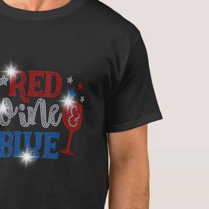 เสื้อยืดผู้ชายประดับเพชรแบบสั่งทำพิเศษ ดีไซน์โดดเด่น น้ำหนักเบา ราคาสมเหตุสมผล พร้อมสไตล์ที่ลงตัว - Product Image 3