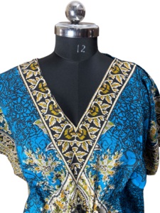 Kimono Túnica Corta con Estampado Paisley Vintage, Estilo Dashiki, Holgado, Transpirable, Ecológico, Ropa Casual de Playa - Product Image 6