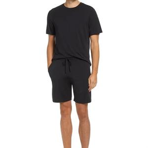 Conjunto de Dos Piezas para Hombre, Camiseta Polo y Pantalones Cortos, Estilo Casual Elegante, Logotipo Bordado en el Pecho, Elástico y Cómodo - Product Image 4