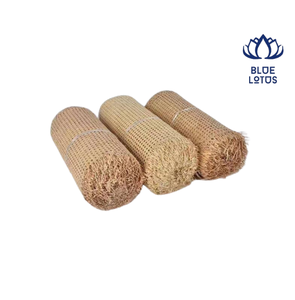 BLUE LOTUS FARM Dylan Vu Model Rouleau de treillis en rotin naturel 100% naturel, longueur 3-4m, ventilation naturelle pour meubles et bricolage - Product Image 1
