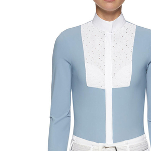 Chemise d'équitation respirante pour femme à manches longues – Vêtement d'équitation pour l'été - Product Image 3