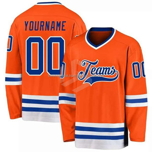 Ice Hockey Jersey Designed With Reinforced Elbows And Loose <b>Men</b> 100% Polyester Printed Shirts & Tops Quick Dry Breathable - Product Image 6