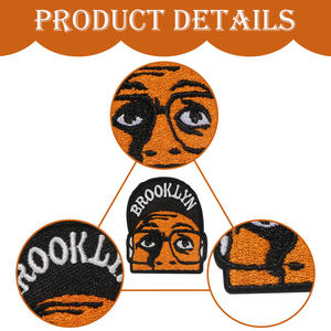 Wholesale Custom Embroidered Patches Woven Applique <b>Badge</b> <b>Iron</b> <b>On</b> Sew <b>On</b> Personalized Embroidery Patch for Clothing Hats Bags - Product Image 3