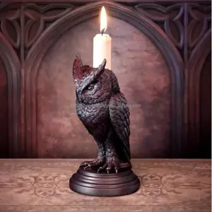 Antique Finish <b>Candlestick</b> <b>Holder</b> Vintage Home Decor Christmas Round Handmade Metal Candle <b>Holder</b> Export Supplier - Product Image 1