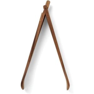 Acacia Wooden Ice <b>Tong</b> Food Salad Fruit Long <b>Tongs</b> for Restaurant Use Handicraft Wooden Ice Cube <b>Tongs</b> <b>Kitchen</b> Tools - Product Image 2