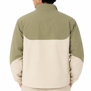 <b>Men</b> Streetwear <b>Track</b> <b>Jacket</b> Stand Collar Color Block Stylish Comfortable Lightweight Breathable Premium Athletic Casual - Product Image 2