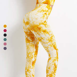 Leggings de Yoga de Cintura Alta Sin Costuras, Pantalones Deportivos Elásticos de Nailon, Poliéster y Spandex para Mujer - Product Image 6