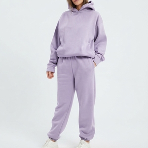 Ensemble sweat-shirt à capuche et pantalon de survêtement pour femme, tissu doux et confortable, pantalon de jogging à taille élastique, tenue décontractée pour tous les jours - Product Image 1