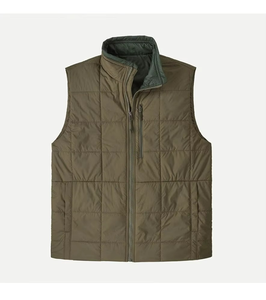 เสื้อกั๊กพัฟเฟอร์น้ำหนักเบาสำหรับผู้ชาย ระบายอากาศได้ดี ผลิตจากโพลีเอสเตอร์ กันน้ำ กันลม เหมาะสำหรับกอล์ฟและวิ่ง ทำจากผ้าทอ - Product Image 6