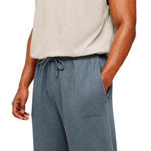 Custom Mens Logo Fleece <b>Trousers</b> Relaxed Tapered Fit Drawstring Waist <b>Cuffed</b> Sweatpants OEMs Apparel Factory Wholesale Suppliers - Product Image 5