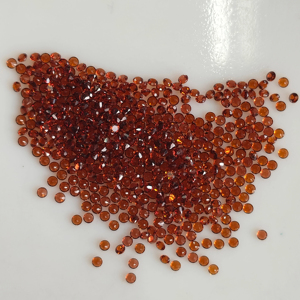 Granate Rojo Natural de 1.75MM, Corte Brillante Redondo, Gema Suelta de la Mejor Calidad para Joyería, Gemas de Montaña Roja - Product Image 3