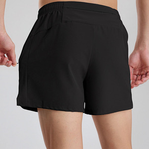 Shorts de course d'été pour hommes, personnalisés avec logo imprimé numériquement, décontractés, pour l'entraînement en extérieur, confortables, séchage rapide, en satin 100% - Product Image 6