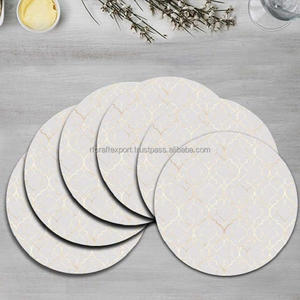 Napperons réversibles de luxe faits à la main imprimés sur mesure tapis de Table à manger imperméable à l'eau Style moderne pour la cuisine mariage à la maison - Product Image 2
