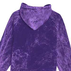 Sudadera con capucha personalizada para hombre, estilo vintage, desgastada, con efecto lavado ácido, salpicaduras de pintura y descolorida por el sol, de forro polar para invierno, estilo streetwear. - Product Image 3