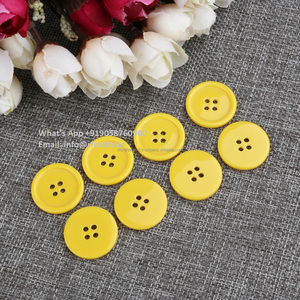 Boutons de couture en résine de nettoyage à sec de haute qualité Boutons de chemise recyclés décorés de dentelle personnalisée à 4 trous - Product Image 2